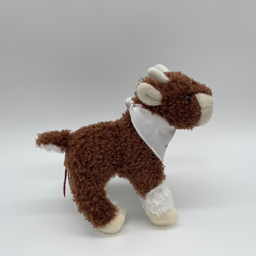 Douglas Cuddle Toy Buffy Baby Goat Plush Stuffed Animal 6" Tall
